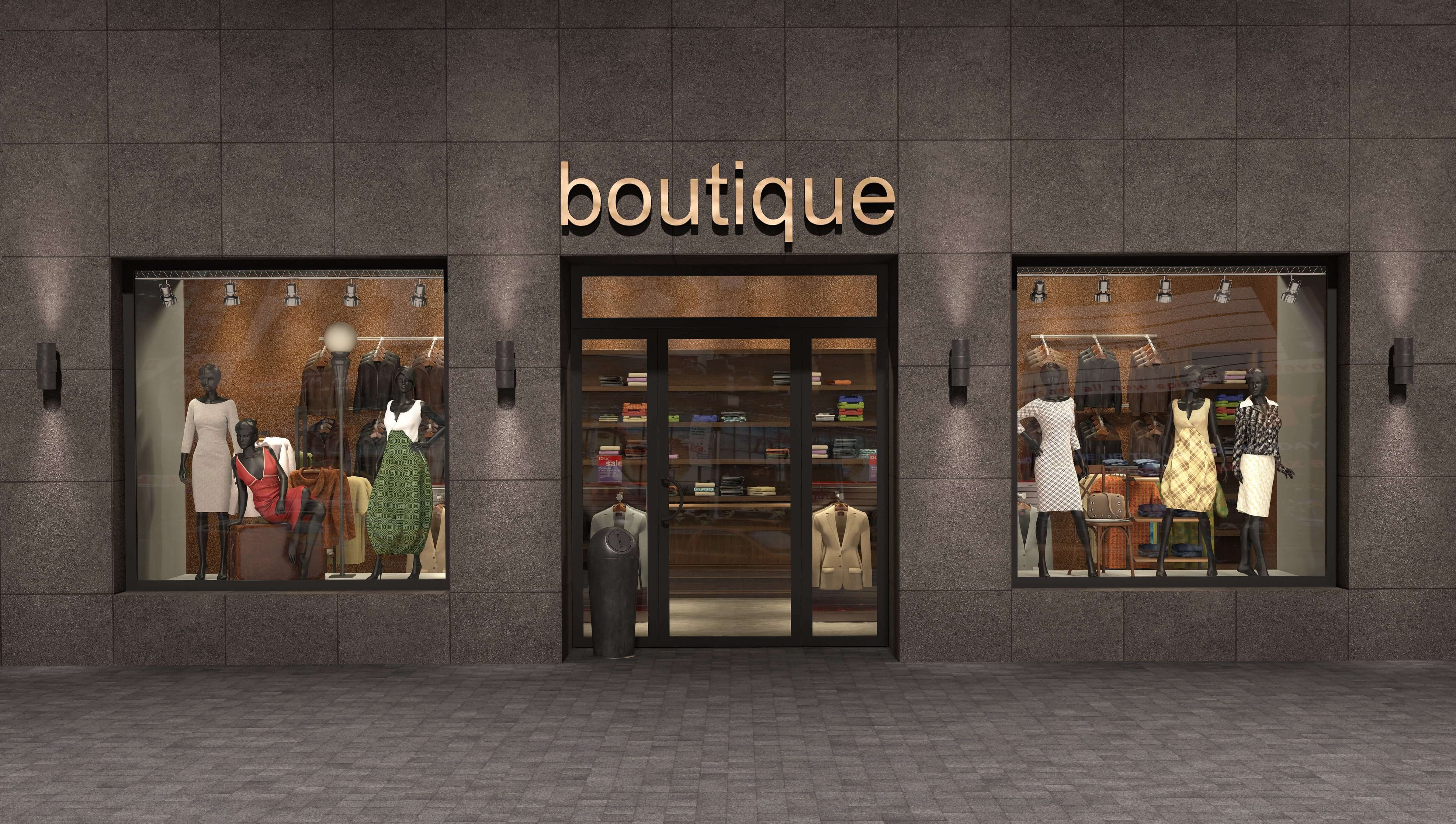 Vitrine boutique