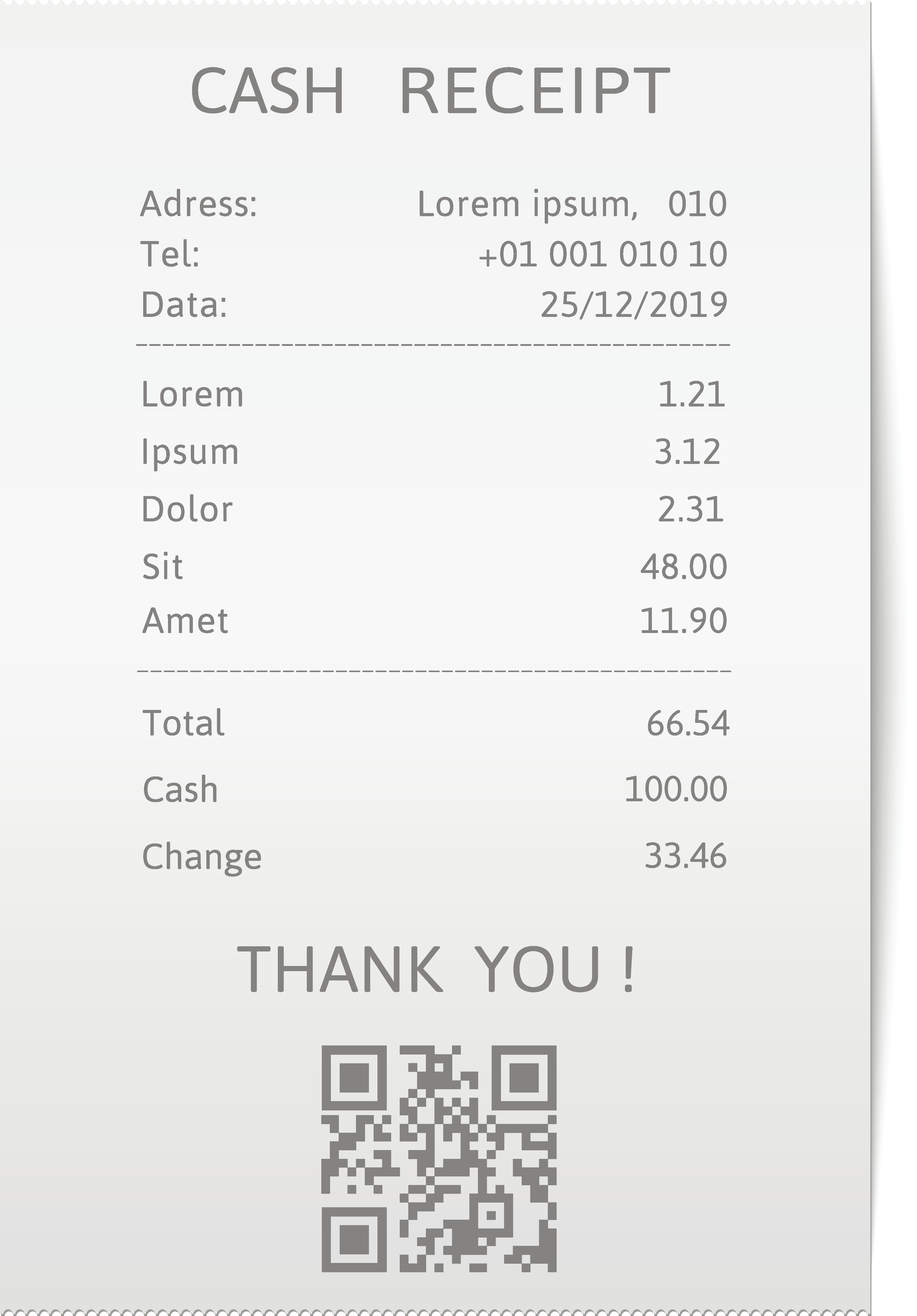 Ticket de caisse Orisha Fastmag